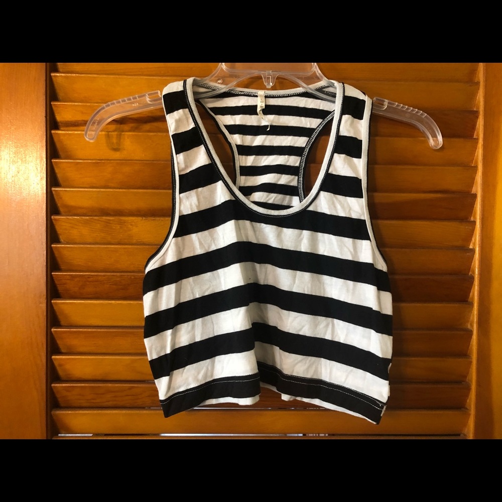 Striped Crop Tank!